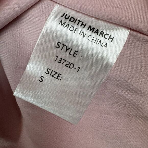 Judith March Dress Size Small Pink Parrot Tropical Maxi Off Shoulder Boho - Picture 6 of 9